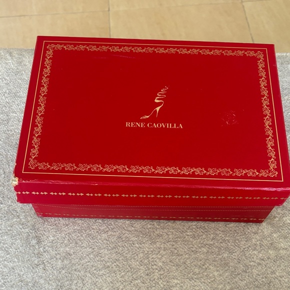 Rene Caovilla  with Red Shoe Box - Picture 1 of 3